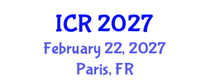 International Conference on Rheology (ICR) February 22, 2027 - Paris, France