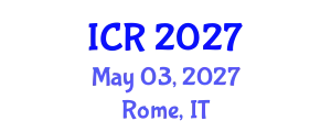 International Conference on Rheology (ICR) May 03, 2027 - Rome, Italy