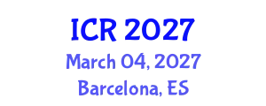 International Conference on Rheology (ICR) March 04, 2027 - Barcelona, Spain