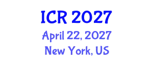 International Conference on Rheology (ICR) April 22, 2027 - New York, United States