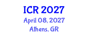 International Conference on Rheology (ICR) April 08, 2027 - Athens, Greece