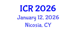 International Conference on Rheology (ICR) January 12, 2026 - Nicosia, Cyprus