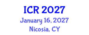 International Conference on Rheology (ICR) January 16, 2027 - Nicosia, Cyprus