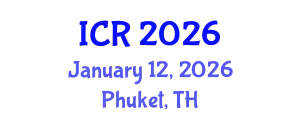 International Conference on Rheology (ICR) January 12, 2026 - Phuket, Thailand