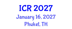 International Conference on Rheology (ICR) January 16, 2027 - Phuket, Thailand