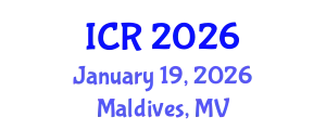 International Conference on Rheology (ICR) January 19, 2026 - Maldives, Maldives