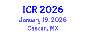 International Conference on Rheology (ICR) January 19, 2026 - Cancún, Mexico