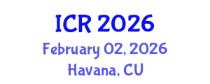 International Conference on Rheology (ICR) February 02, 2026 - Havana, Cuba