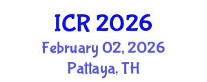 International Conference on Rheology (ICR) February 02, 2026 - Pattaya, Thailand