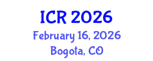International Conference on Rheology (ICR) February 16, 2026 - Bogota, Colombia