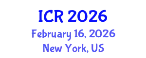 International Conference on Rheology (ICR) February 16, 2026 - New York, United States