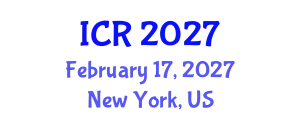 International Conference on Rheology (ICR) February 17, 2027 - New York, United States