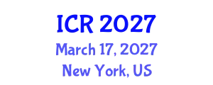 International Conference on Rheology (ICR) March 17, 2027 - New York, United States