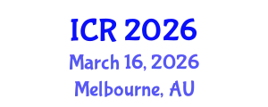 International Conference on Rheology (ICR) March 16, 2026 - Melbourne, Australia