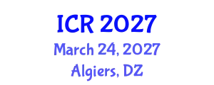 International Conference on Rheology (ICR) March 24, 2027 - Algiers, Algeria