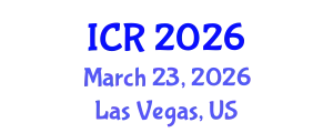International Conference on Rheology (ICR) March 23, 2026 - Las Vegas, United States
