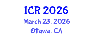 International Conference on Rheology (ICR) March 23, 2026 - Ottawa, Canada