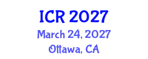International Conference on Rheology (ICR) March 24, 2027 - Ottawa, Canada
