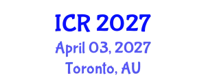 International Conference on Rheology (ICR) April 03, 2027 - Toronto, Australia