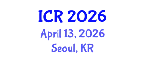International Conference on Rheology (ICR) April 13, 2026 - Seoul, Republic of Korea