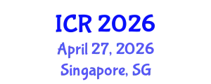 International Conference on Rheology (ICR) April 27, 2026 - Singapore, Singapore