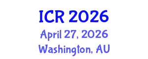 International Conference on Rheology (ICR) April 27, 2026 - Washington, Australia