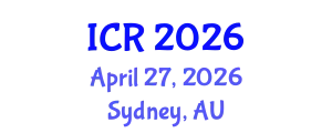 International Conference on Rheology (ICR) April 27, 2026 - Sydney, Australia