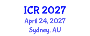 International Conference on Rheology (ICR) April 24, 2027 - Sydney, Australia
