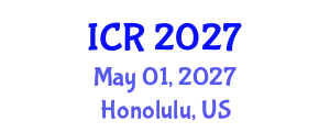 International Conference on Rheology (ICR) May 01, 2027 - Honolulu, United States