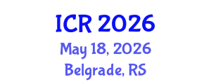 International Conference on Rheology (ICR) May 18, 2026 - Belgrade, Serbia