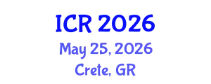 International Conference on Rheology (ICR) May 25, 2026 - Crete, Greece