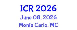 International Conference on Rheology (ICR) June 08, 2026 - Monte Carlo, Monaco