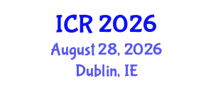 International Conference on Rheology (ICR) August 28, 2026 - Dublin, Ireland