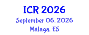 International Conference on Rheology (ICR) September 06, 2026 - Málaga, Spain