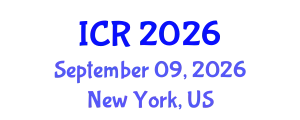 International Conference on Rheology (ICR) September 09, 2026 - New York, United States