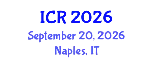 International Conference on Rheology (ICR) September 20, 2026 - Naples, Italy