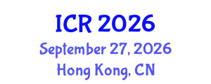 International Conference on Rheology (ICR) September 27, 2026 - Hong Kong, China