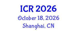 International Conference on Rheology (ICR) October 18, 2026 - Shanghai, China