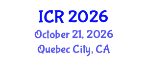 International Conference on Rheology (ICR) October 21, 2026 - Quebec City, Canada