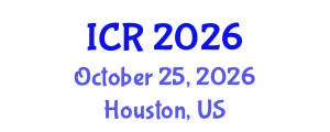 International Conference on Rheology (ICR) October 25, 2026 - Houston, United States