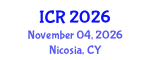 International Conference on Rheology (ICR) November 04, 2026 - Nicosia, Cyprus