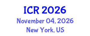 International Conference on Rheology (ICR) November 04, 2026 - New York, United States