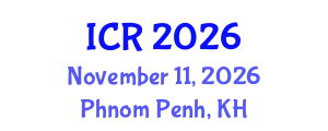 International Conference on Rheology (ICR) November 11, 2026 - Phnom Penh, Cambodia