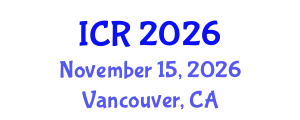 International Conference on Rheology (ICR) November 15, 2026 - Vancouver, Canada