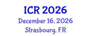 International Conference on Rheology (ICR) December 16, 2026 - Strasbourg, France