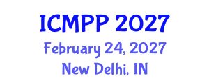 International Conference on Mycology and Plant Pathology (ICMPP) February 24, 2027 - New Delhi, India