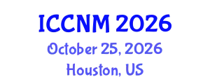 International Conference on Clinical Nutrition and Malnutrition (ICCNM) October 25, 2026 - Houston, United States