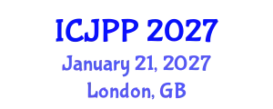 International Conference on Jungian Psychology and Psychoanalysis (ICJPP) January 21, 2027 - London, United Kingdom