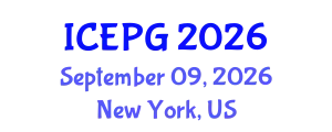 International Conference on Environmental Politics and Governance (ICEPG) September 09, 2026 - New York, United States
