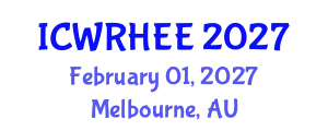 International Conference on Water Resources, Hydrology, Ecology and Environment (ICWRHEE) February 01, 2027 - Melbourne, Australia